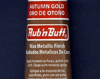 Autumn Gold 76304H ~ Amaco Rub 'N Buff Uncarded Wax Metallic Finish Crafts