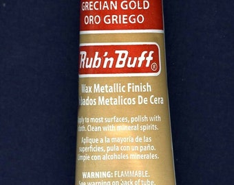 Grecian Gold 76301E ~ Amaco Rub 'N Buff Uncarded Wax Metallic Finish Crafts