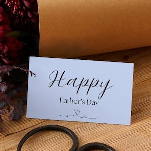 Printable Father&#39;s Day Gift Tag, Instant Download, Happy Father&#39;s Day Tag for Dad, Easy to Print Digital File