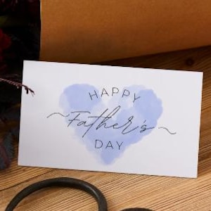 Printable Father&#39;s Day Gift Tag, Instant Download, Happy Father&#39;s Day Tag for Dad, Easy to Print Digital File