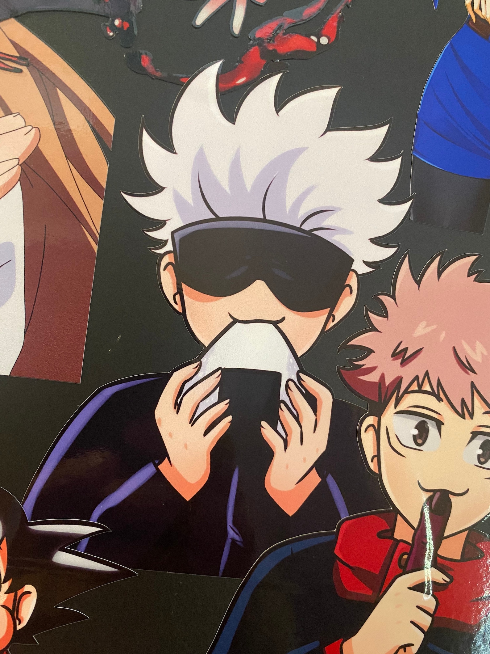 Gojo peeker Jujutsu Kaisen transfer sticker decal | Etsy