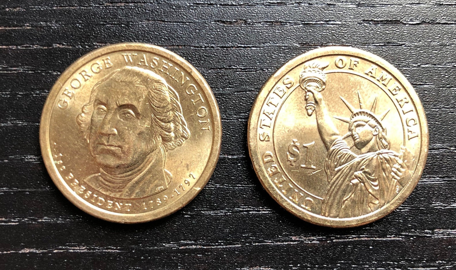 Washington 1st President 17891797 Dollar Coin Etsy