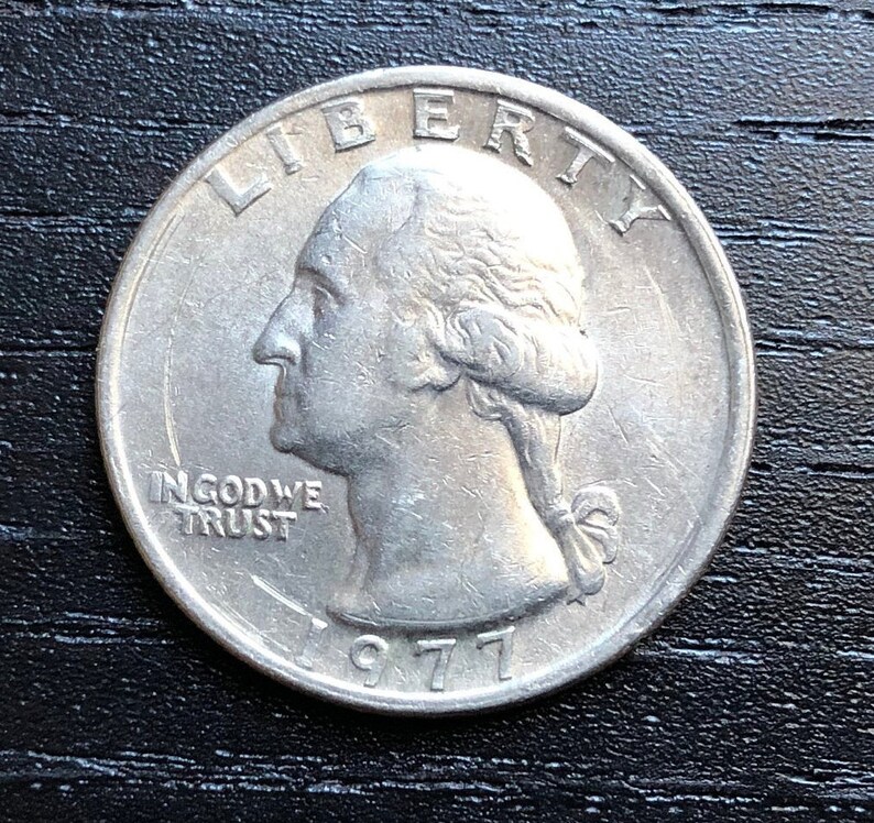 RARE 1977 No Mint Quarter Coin Etsy