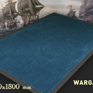 Sea wargame mat 6x4 feet pvc