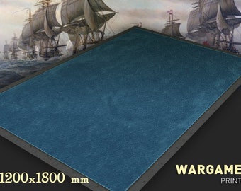 Sea wargame mat 6x4 feet pvc