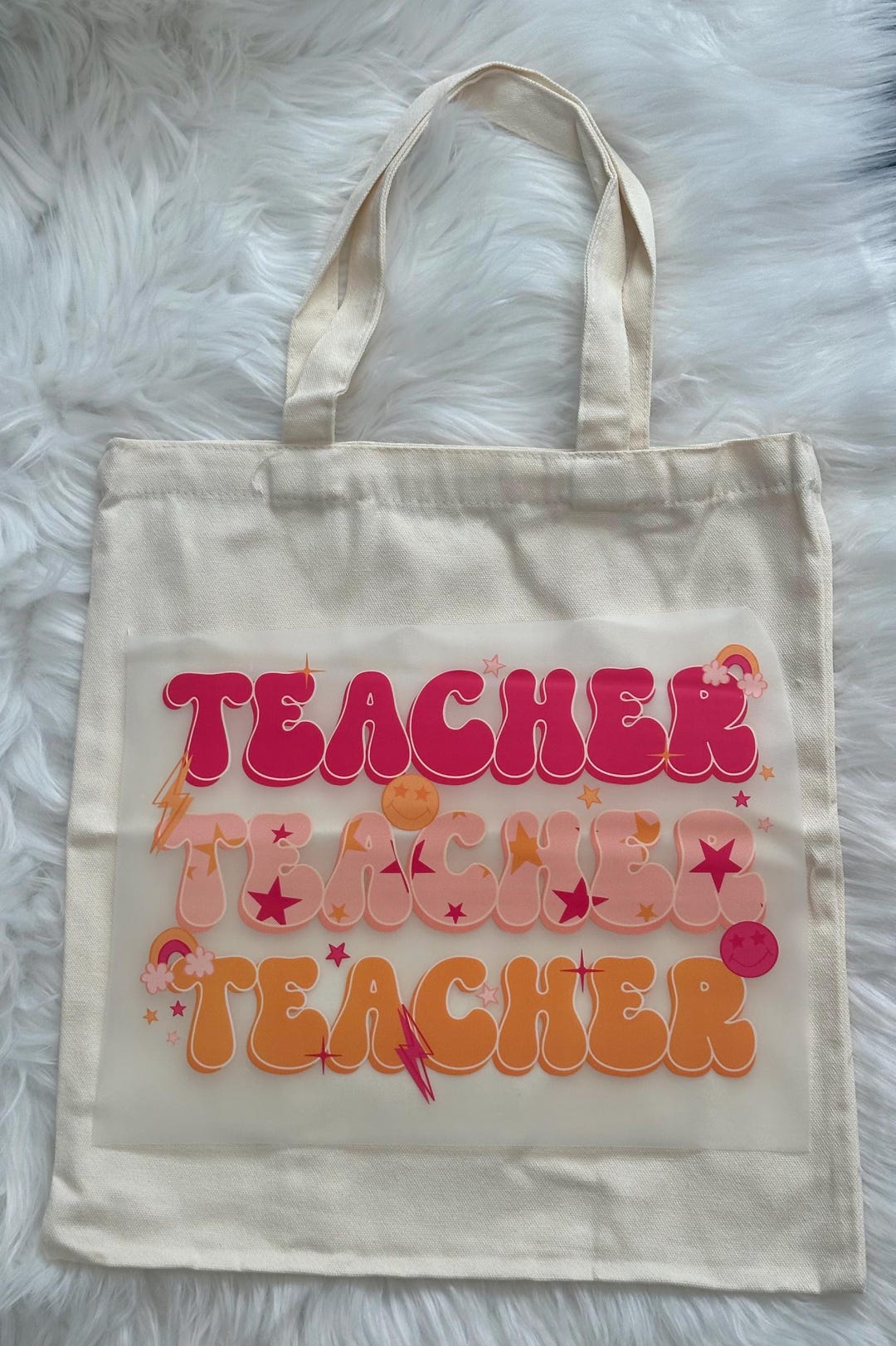 LARGE CANVAS CLUTCH TEACHER'S PET main image 0