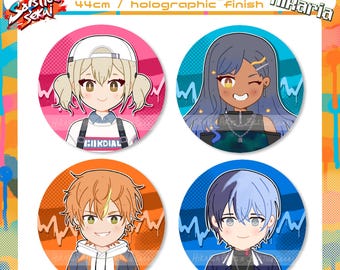 Botones de Bad Squad de Project Sekai Vivid