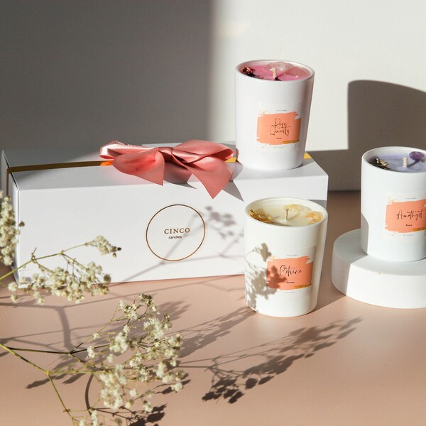 Candle Gift Set Etsy UK