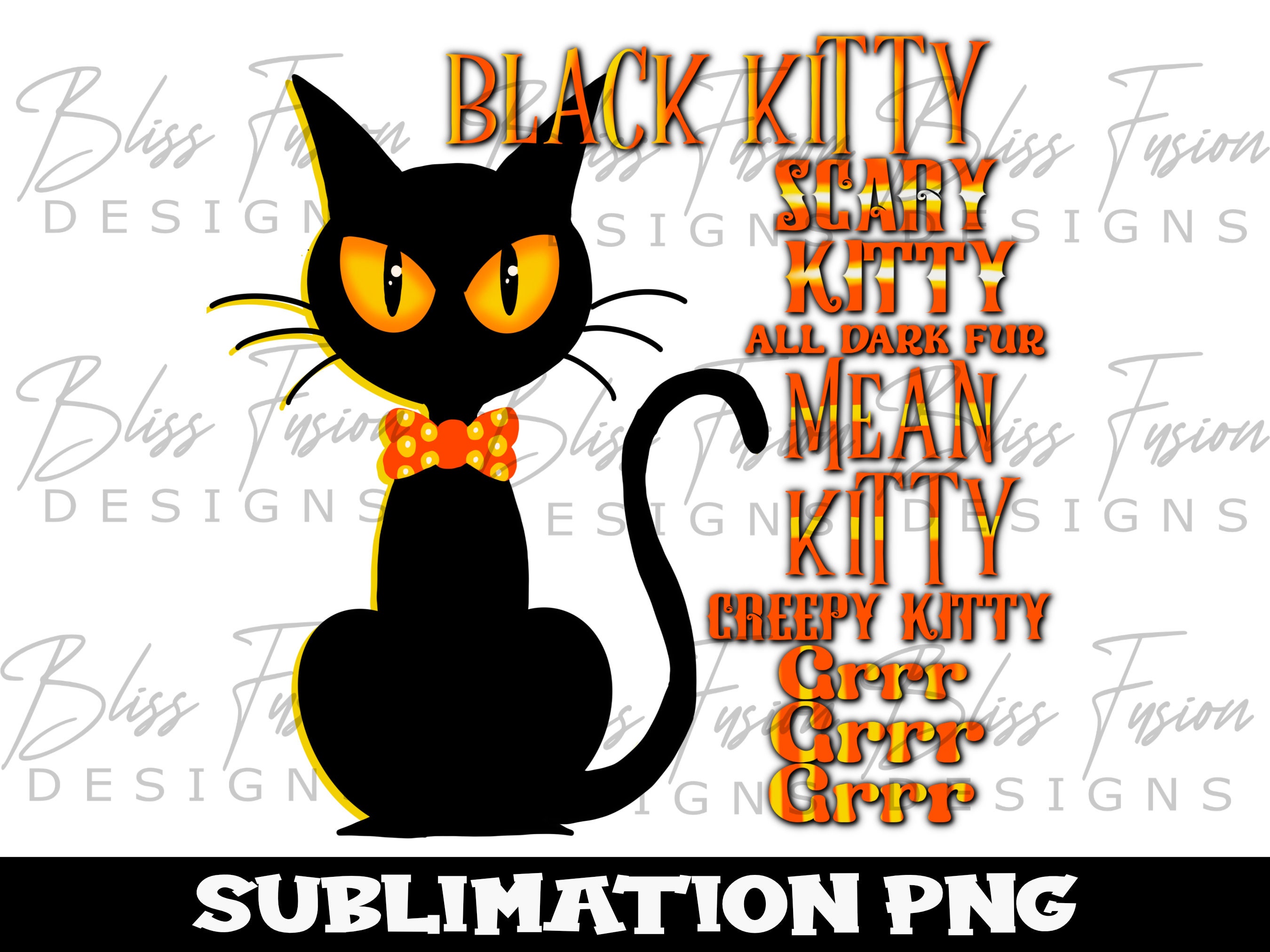 Washi Tape, Black Cat Washi Tape, Halloween Cat Washi Tape, Full Roll -  CWWTS-9