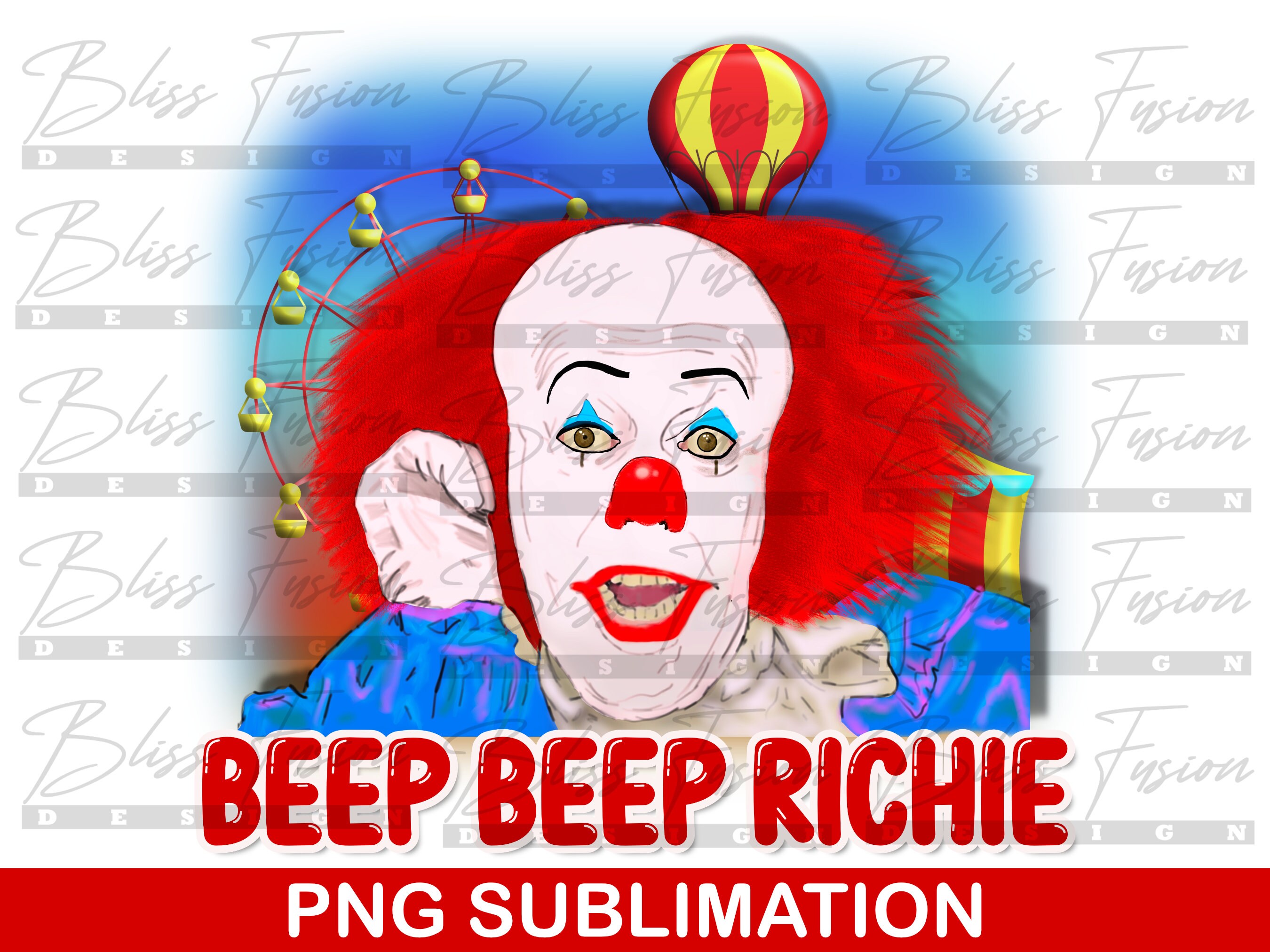 Beep Beep Richie Sublimation Png Etsy