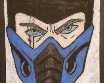 Sub Zero Mortal Kombat Art Print