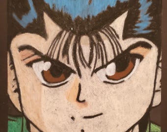Yusuke Yuyu Hakusho Anime Art Print