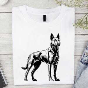 Belgian Malinois Dog SVG Bundle File, Dog pet lover, Dog Clipart for Cricut | Laser, Dog Graphics, png, jpeg SVG DXF Vector | Commercial use image 7