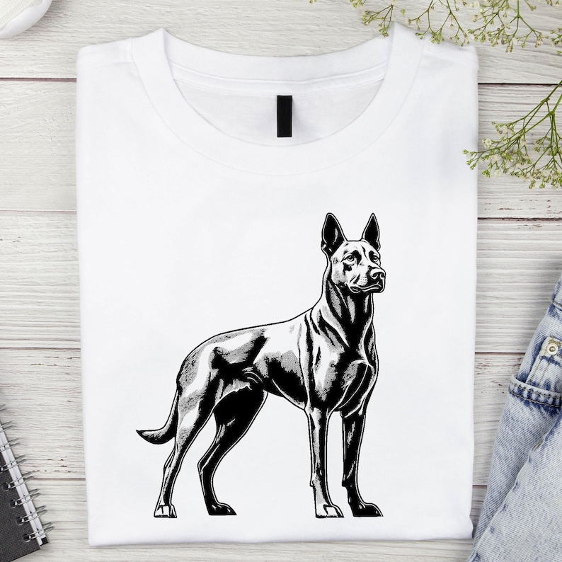 Belgian Malinois Dog SVG Bundle File, Dog pet lover, Dog Clipart for Cricut | Laser, Dog Graphics, png, jpeg SVG DXF Vector | Commercial use image 7