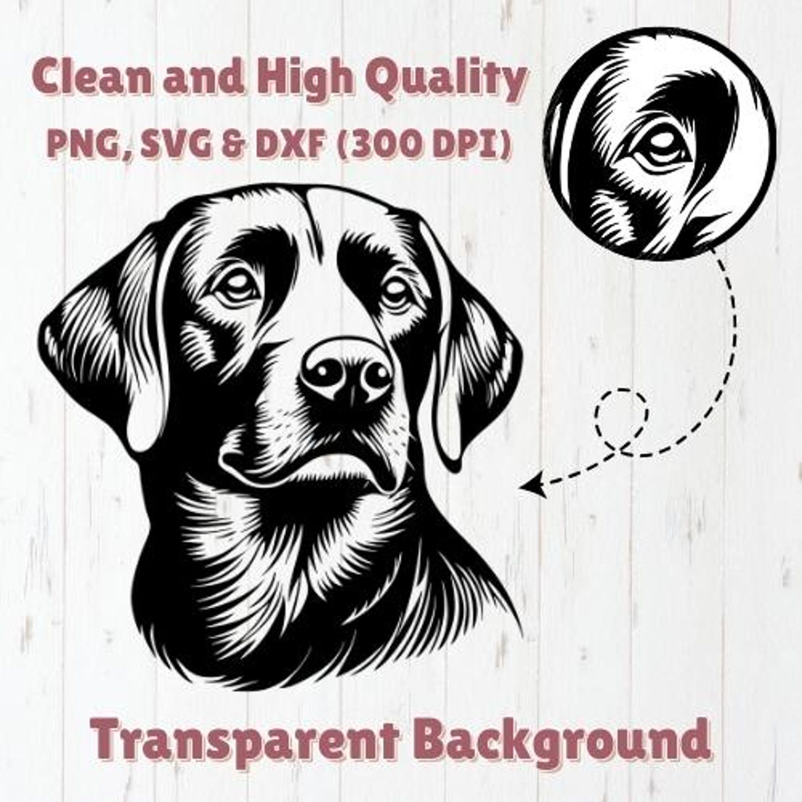 Labrador Retriever SVG Bundle File, Dog Graphics, Dog Clipart for ...