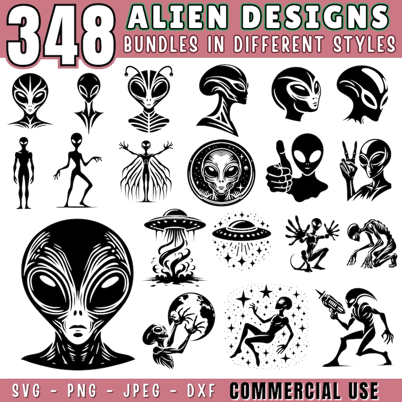 Ufo Alien Png - Etsy - Page 2