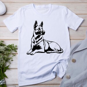 Belgian Malinois Dog SVG Bundle File, Dog pet lover, Dog Clipart for Cricut | Laser, Dog Graphics, png, jpeg SVG DXF Vector | Commercial use image 9