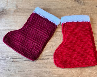 CROCHET INSTRUCTIONS Santa boots