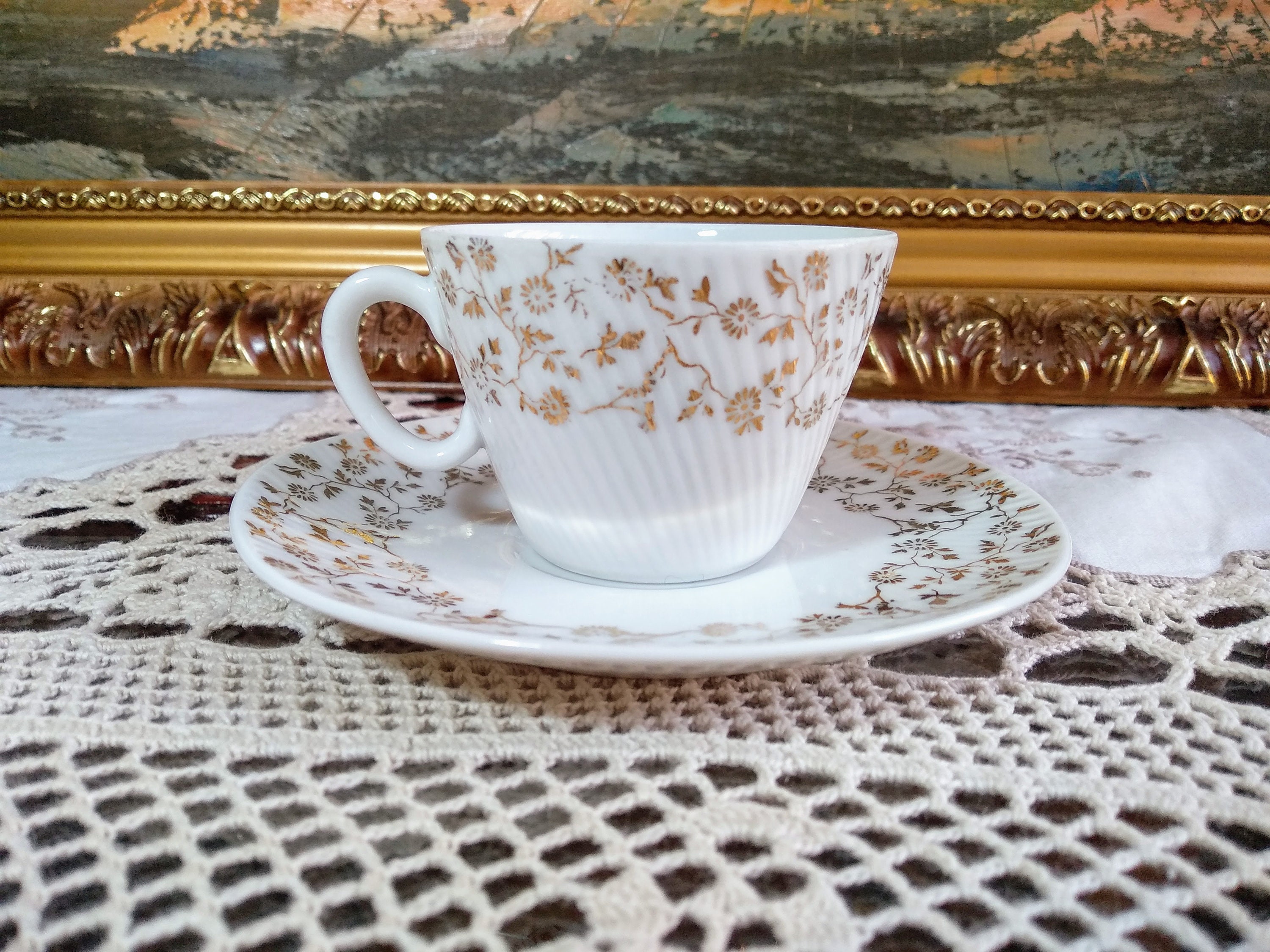 1960s Vintage Spanish Coffee Cup and Saucer Etsy UK