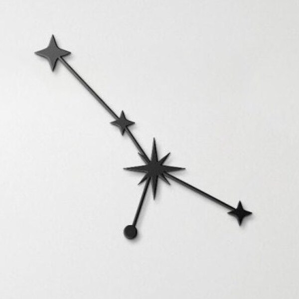 Cancer Woman Zodiac Wall Art Etsy