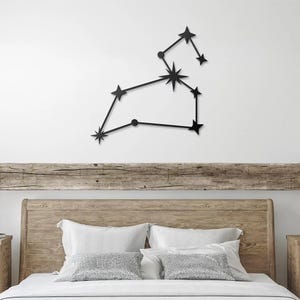 Leo Zodiac Metal Wall Art, Leo Birthday Gift, Leo Home Decor, Leo Wall Decor, Housewarming Gift, Leo Man Gift, Leo Woman Gift. Gift for Leo
