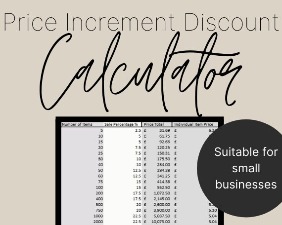 5 discount sale calculator