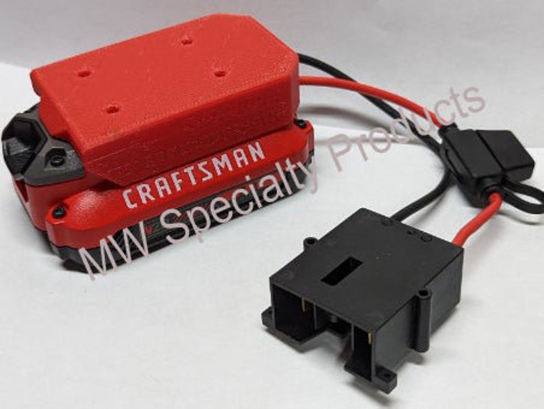 Craftsman 20 Volt Battery Adapter Power Wheels Upgrade Kit Etsy