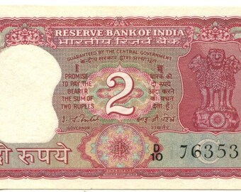 Indian Rupee Etsy