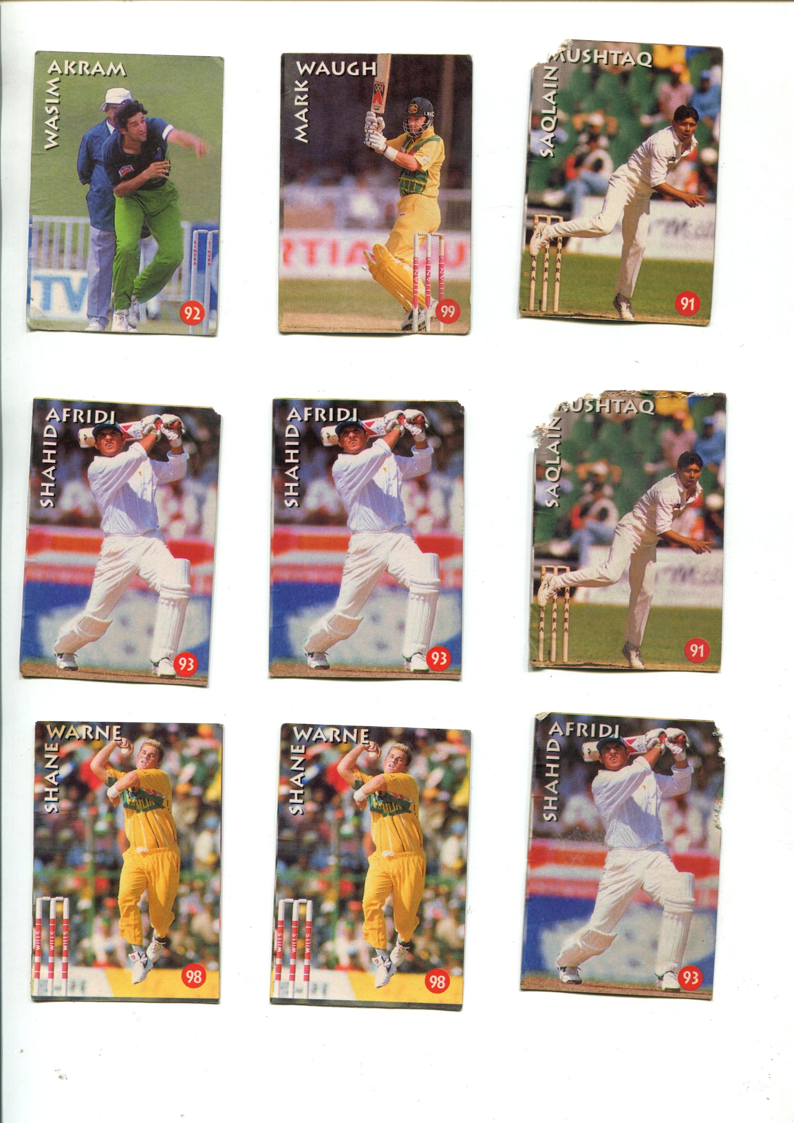 Center Fresh chewing gum cricket cards 31 Etsy