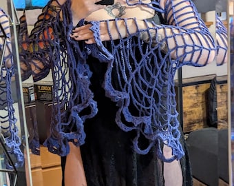 Spiderweb Bell Sleeve Shrug Crochet Pattern Spiderbell Sleeves (PDF Pattern)