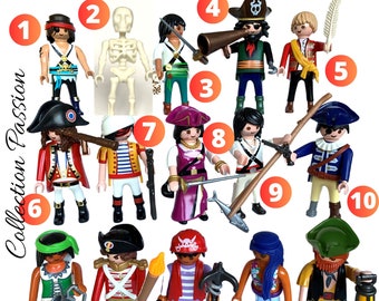 PLAYMOBIL PIRATE toys Pick One - Playmobile vintage figurines - Pirate Decoration Captain accessories, Sirène, Mermaid gifts for kids,