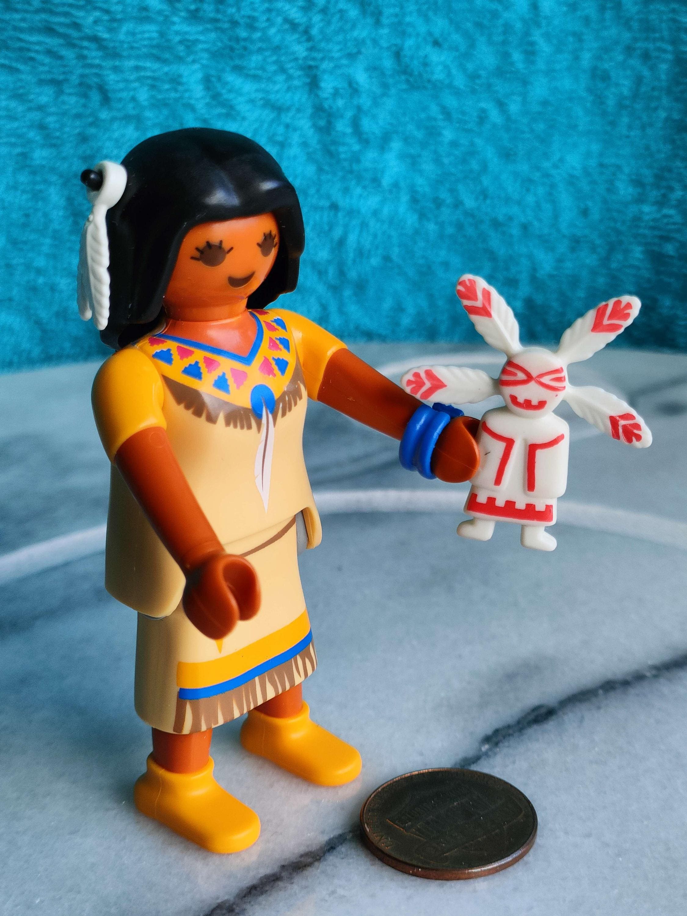 プレイモービルフィギュア ネイティブインディアン ウエスタンプレイ