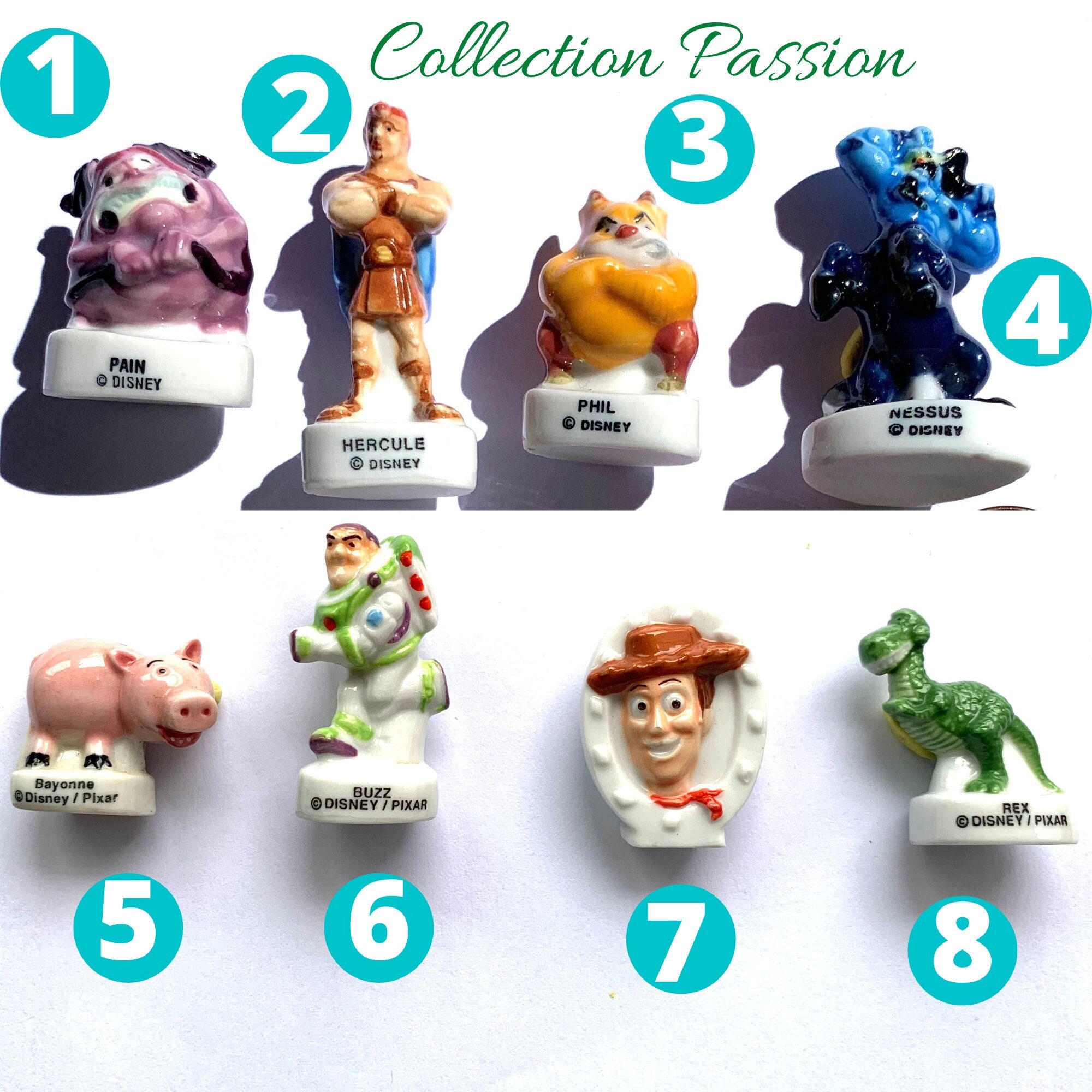 Bean of Your Choice DISNEY HERCULES TOY Story Miniature Shiny -  Norway