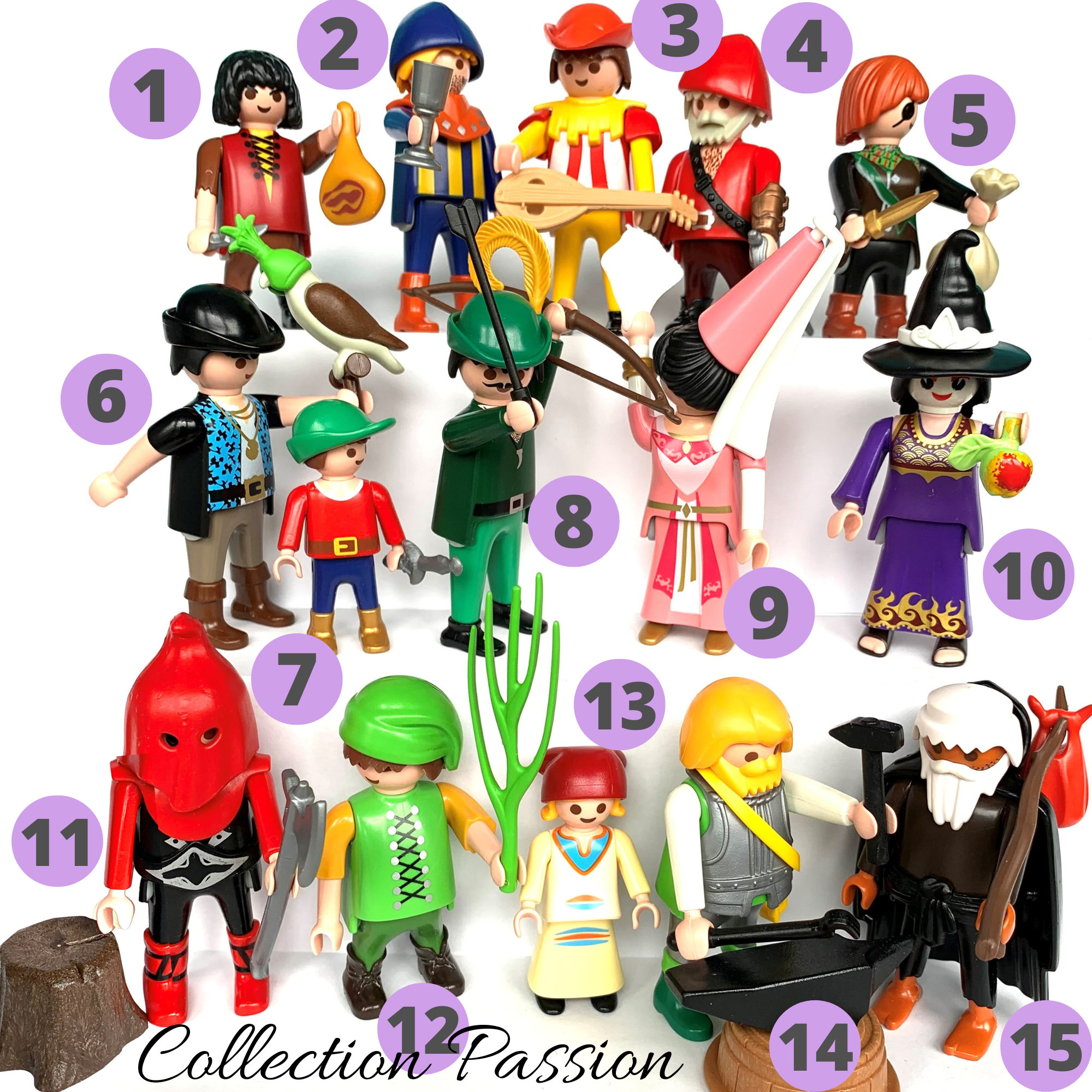 Personnages Playmobil Vintage - Grenier d'enfance