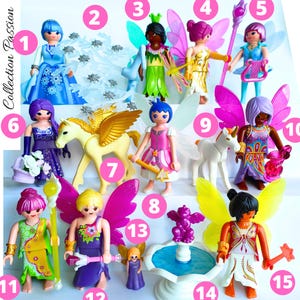 PLAYMOBIL FAIRY World Toy Pick One - Playmobile vintage figurines - Fairy decor doll - Unicorn - Perfect for Kids imagination - Fantasy