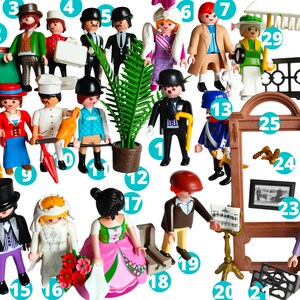 Lot PLAYMOBIL Vintage Série Rose Années 1900 - Fauteuil Vert, Sets 5310 5320, 1989