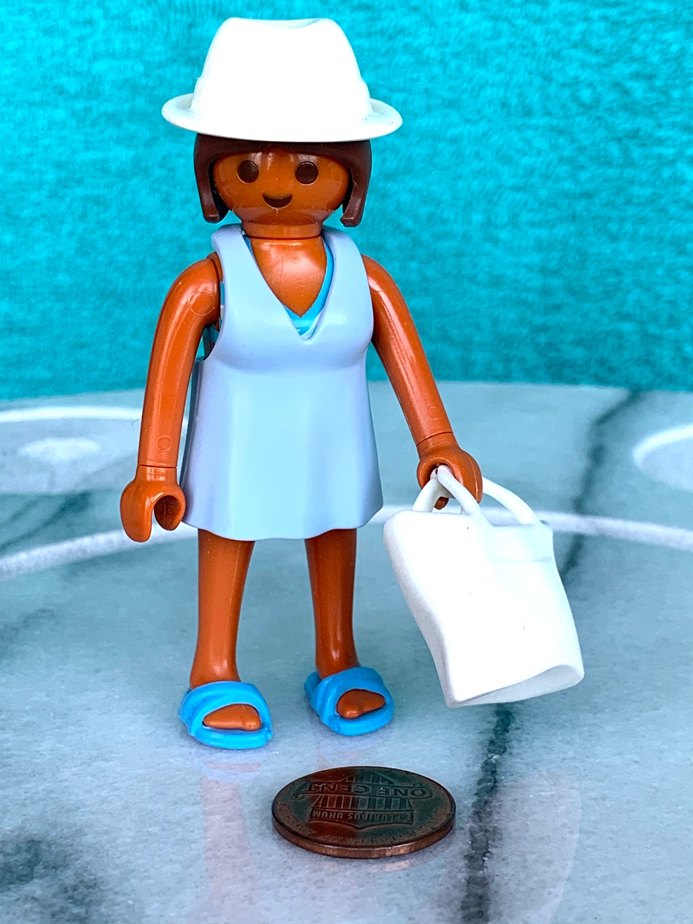 playmobil 1955 Edition フィギュアセット VTG Playmobil Circus(blue Version) 3510,3511,3512 , 3519