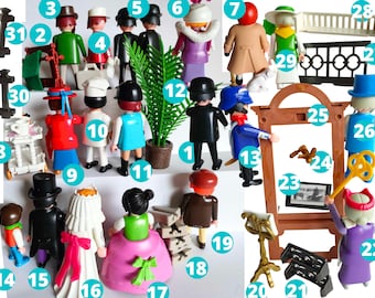 FIGURINE PLAYMOBIL CUSTOM FEMME ÉPOQUE VICTORIENNE OUEST