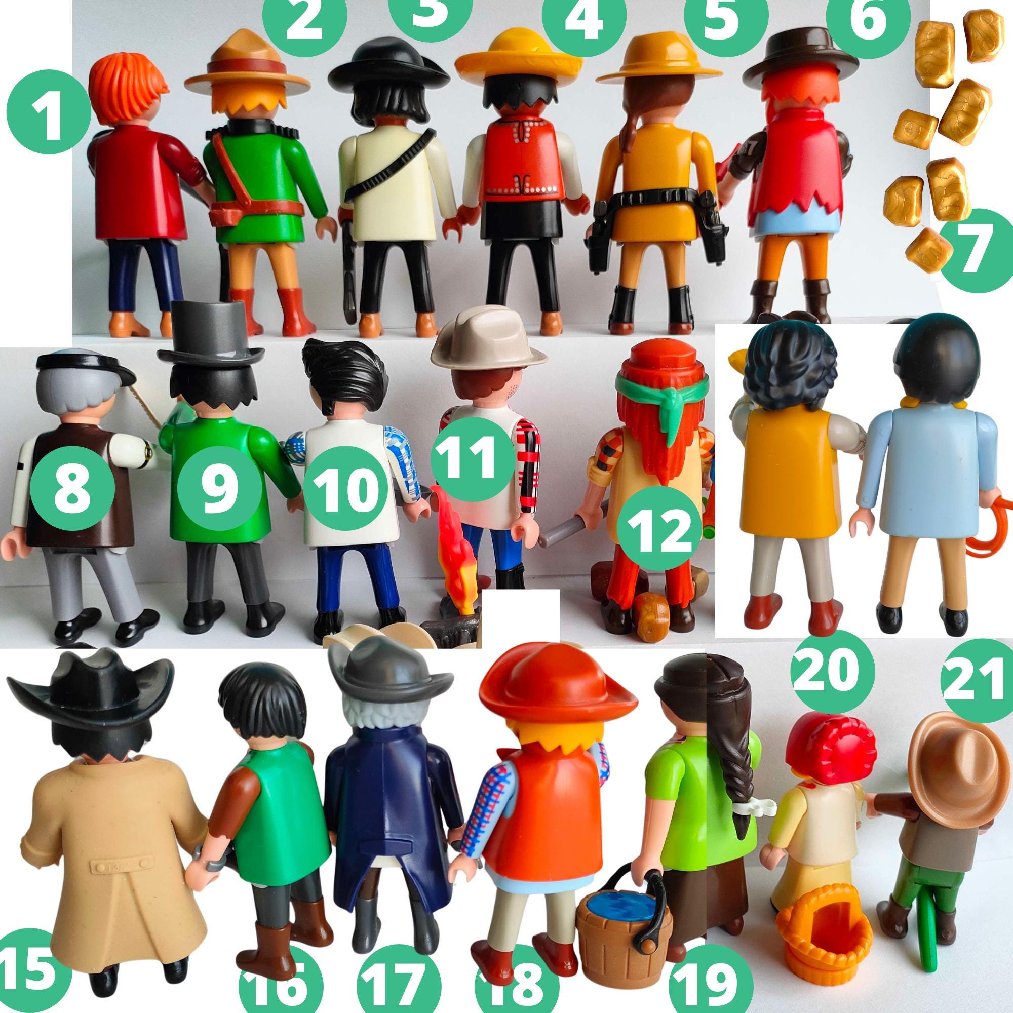 PLAYMOBIL フィギュア カウボーイ ウエスタン プレイモービル