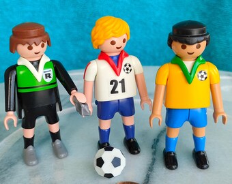 3人のサッカー選手ギフトフィギュアおもちゃ、サッカー選手、お子様の