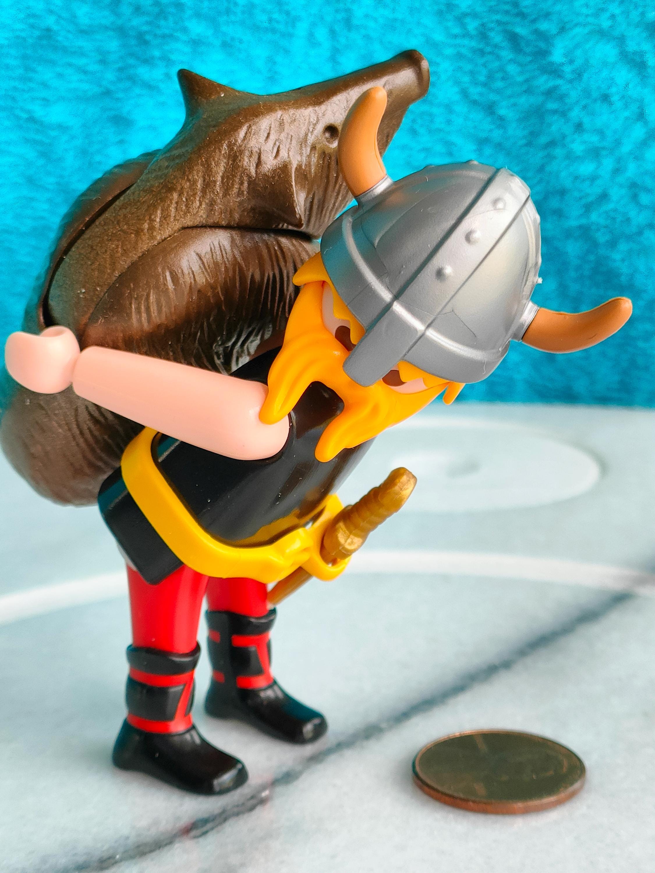 Figurine Playmobil Viking/romain – Occasion En Très Bon état, Thème Ferme/western