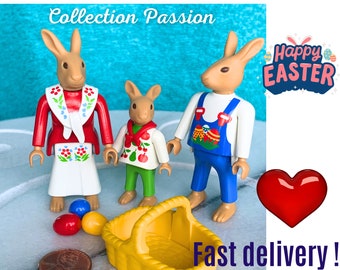 【美品】World Family - play Along Toys Playkidz Miniature Preschool Family Figures, 7-Piece