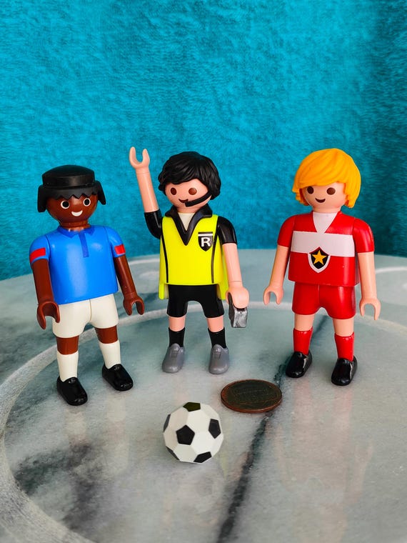 3人のサッカー選手ギフトフィギュアおもちゃ、サッカー選手、お子様の