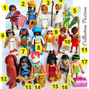 Pick One PLAYMOBIL Figure EGYPTIANS NOVELS Playmobile vintage figurines - Cleopatra figure - Aladdin miniature toy - Gladiator fighters