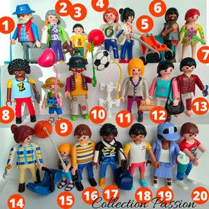Cheveux Blond Playmobil Catégorie 3 - Réf 6 - Pièce D’occasion Pour Collection