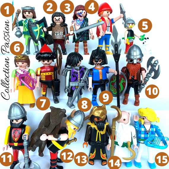 Pick One PLAYMOBIL Figures ASTERIX VIKING Vintage Figurines Playmobile  Figure Toy Warriors and Barbarians to Fight With Castle Knights -   Israel
