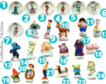 Bean of your choice DISNEY HERCULES TOY Story miniature glossy porcelain mini figure cartoon ceramic tiny French porcelain bean