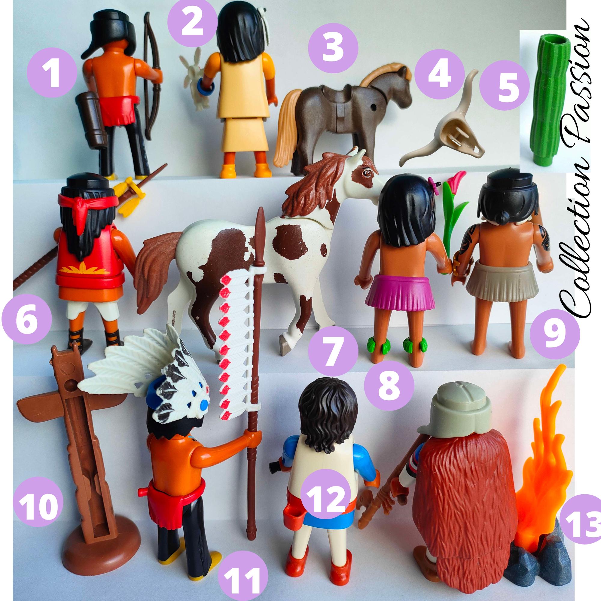 プレイモービルフィギュア ネイティブインディアン ウエスタンプレイ