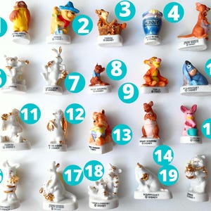 WINNIE DE POEH miniatuur porselein, Boon naar keuze, minifiguur Cartoon Winnie de Poeh kleine keramische beeldjes, Winnie taarttopper