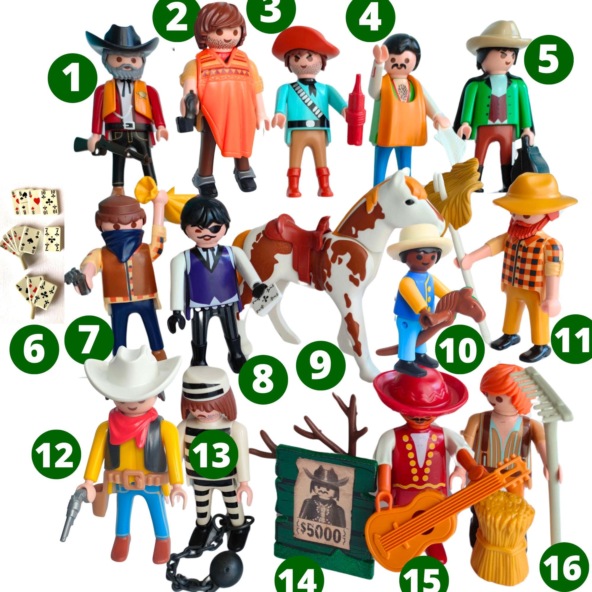 ラッキー・ルーク ヴィンテージ　人形フィギュア　バラ売り可能 Vintage lucky luke - Etsy 日本